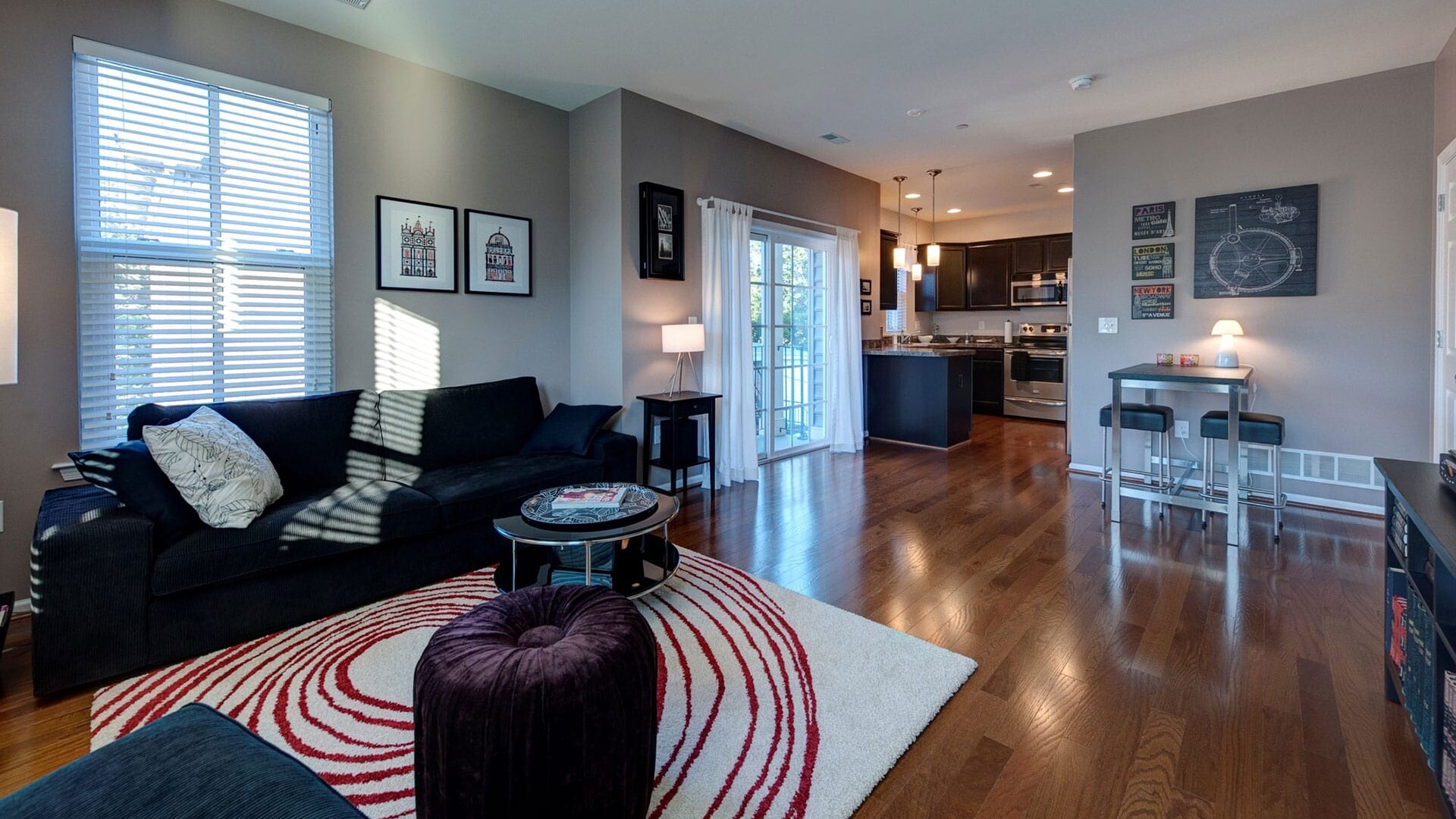 Arbor Place townhomes living room image