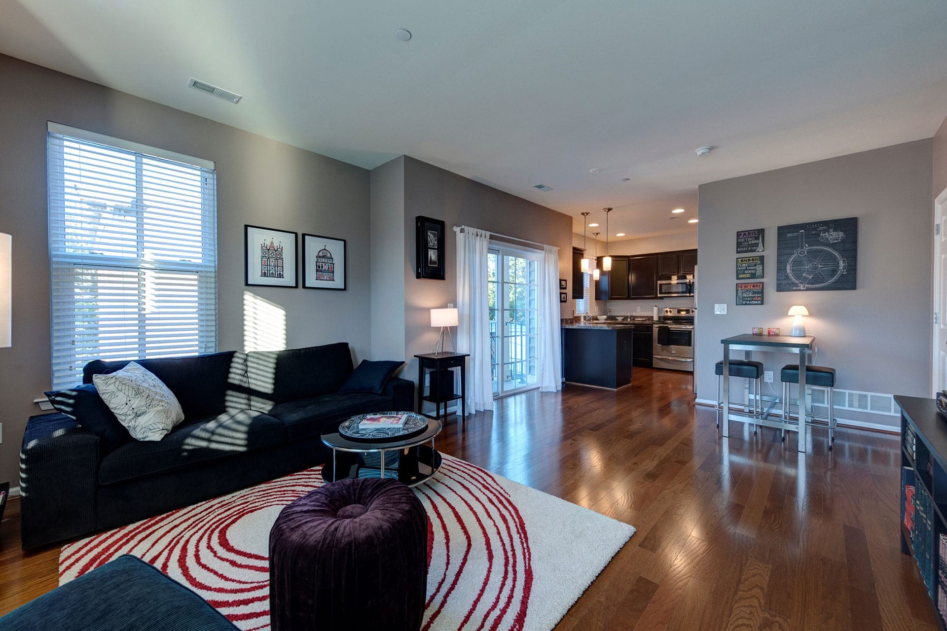 Arbor Place townhomes living room image