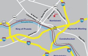 Arbor Place Norristown regional map