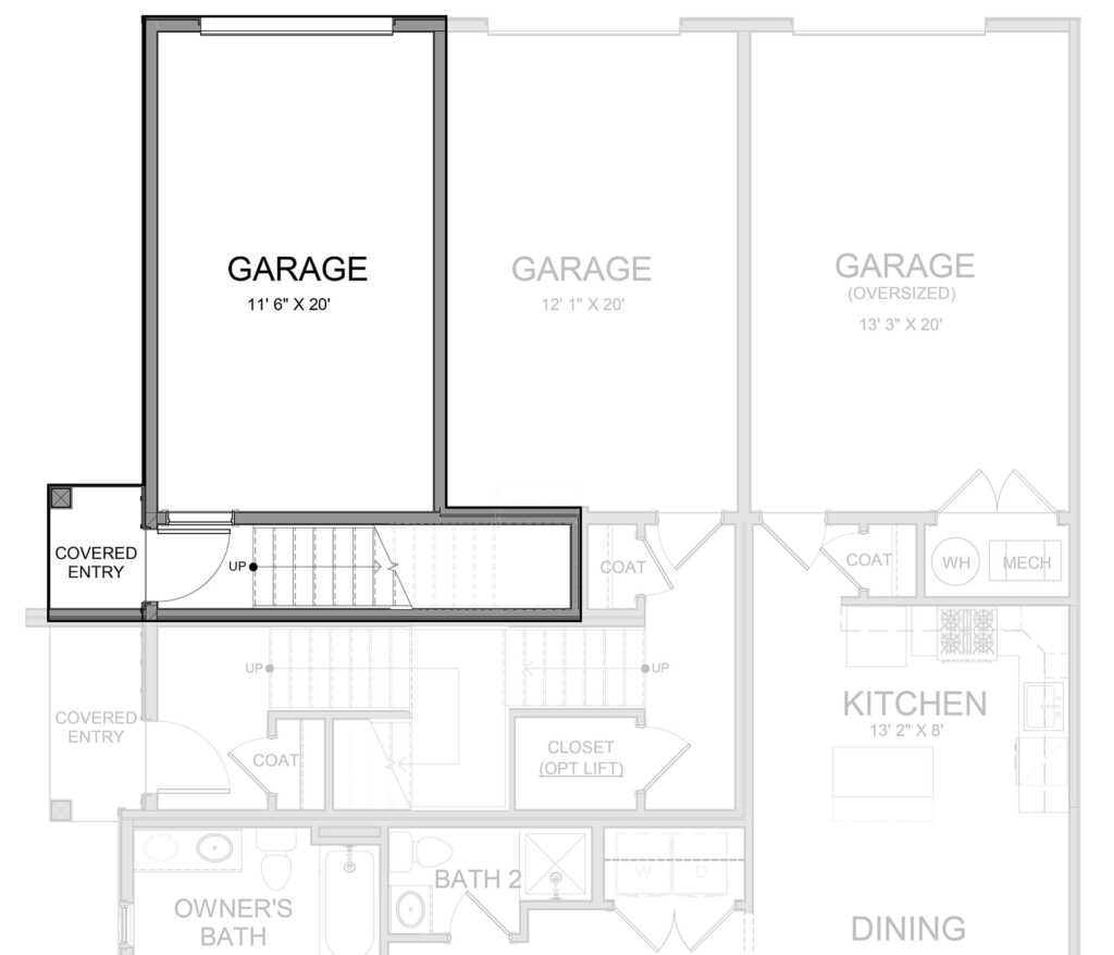 Aspen Triplex Rear Townhome - ArborPlace Townhomes